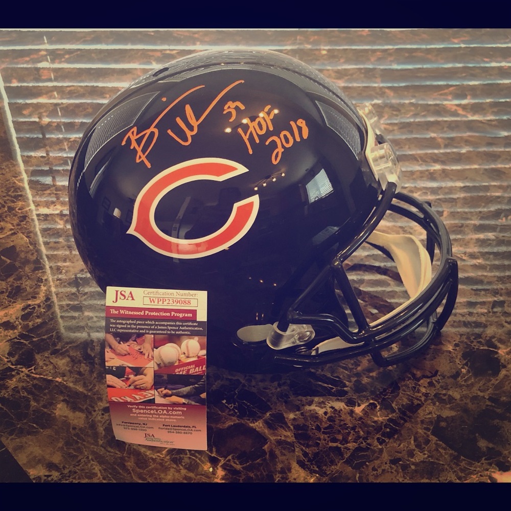 Brian Urlacher Signed Chicago Bears Helmet
